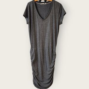 Athleta Topanga ruched dress Sz LT